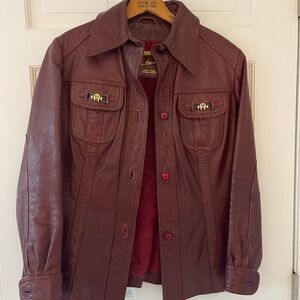 Vintage Etienne Aigner leather jacket 12